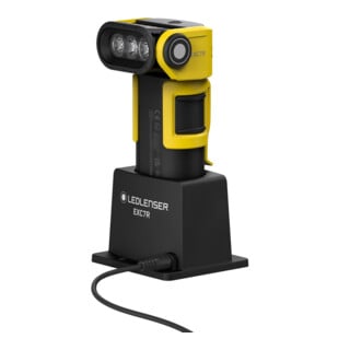 Ledlenser Feuerwehr-Winkelleuchte EXC7R mit Charging Station schwarz