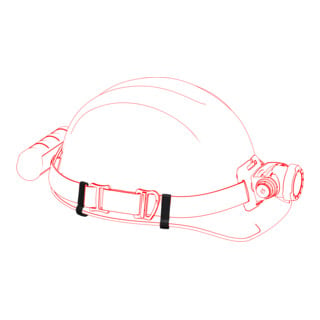 Ledlenser Helmhalterung 502313 Kunststoff 15 x 10 x 42 mm
