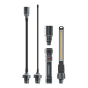 LEDLENSER Multifunctionele led-lamp met Wisselopzetstukken, Type: WF4