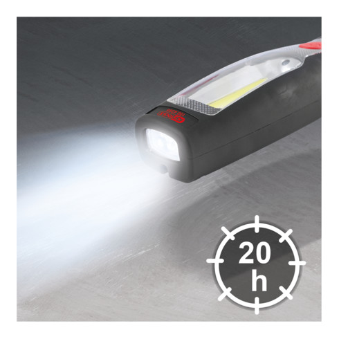 LEDMAX lampe 39 (30+9) LEDs à batterie