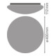 LEDVANCE Abdeckung SF CIRCULAR400 COVER