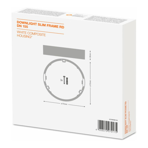 LEDVANCE Anbaurahmen DL SLIMFRAME DN155WT