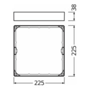 LEDVANCE Anbaurahmen DL SLIMFRAME SQ210WT-5
