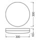 LEDVANCE Applique/plafonnier LED 4000K IK10 SF COM 300-24-4000K