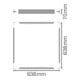 LEDVANCE Aufbaurahmen M625 PL625SUR.MOUNTH70VAL