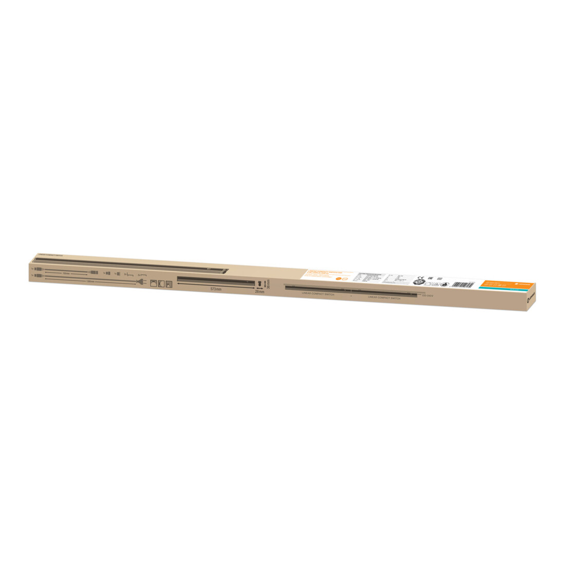 LEDVANCE Bande lumineuse LED avec interrupteur 4000K LNCOMPSWITCH6008W 4K