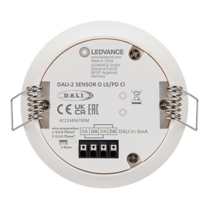 Ledvance Capteur de lumière SENSORDALI2LSPD6IRCI détecteur de présence 6 m détection de mouvement