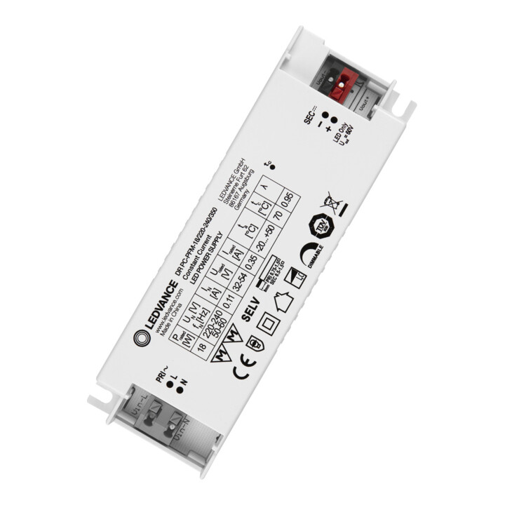 LEDVANCE Driver LED 350 mA, 18 W, IP20 DRPCPFM18/220240/350