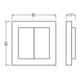 LEDVANCE Interrupteur Zigbee SWI.KI.DIRECT4BWTGZB blanc brillant