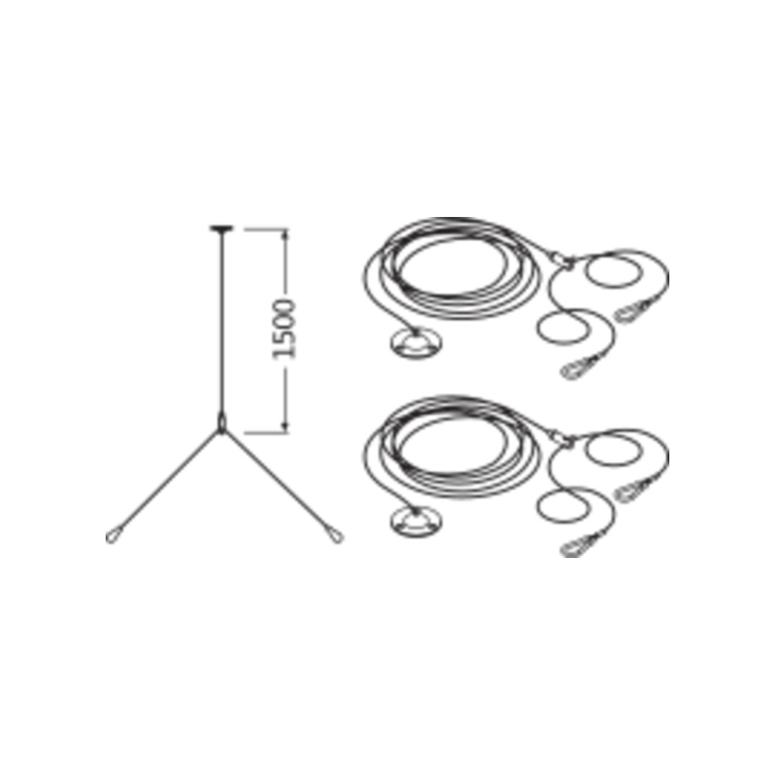 LEDVANCE Kit de suspension par câble PL SUSPENSION KIT