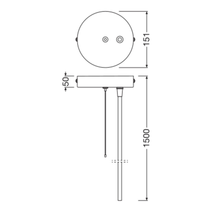 Ledvance Kit de suspension PLSFSU.KIT LENDA+DA-