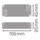 Ledvance LED-Betriebsgerät DRDALI30 700mA DALI-Dimmbar