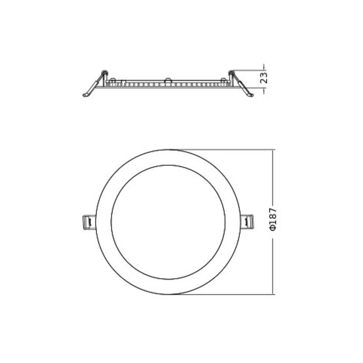 Ledvance LED-Downlight 840 DLSLIMD175V16W Multi Lumen Multi Color