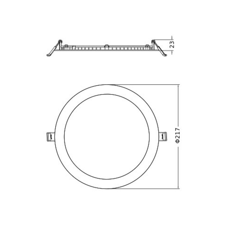 Ledvance LED-Downlight 840 DLSLIMD205V19W Multi Lumen Multi Color
