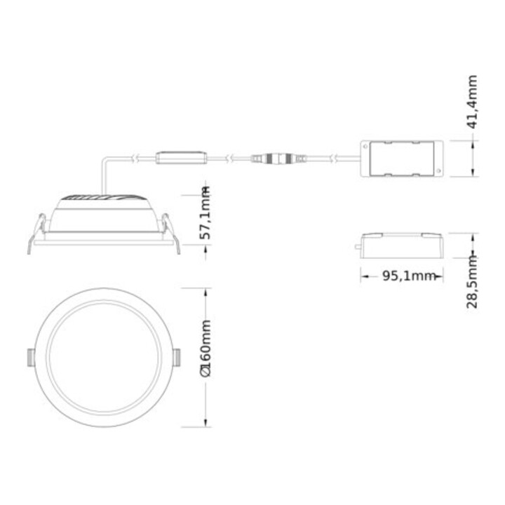 Ledvance LED-Downlight 940 DLCTD150P18WMSOP