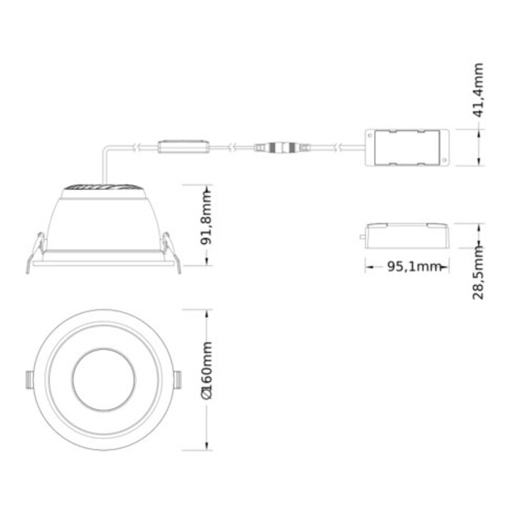 Ledvance LED-Downlight 940 DLCTD150P18WMSU19