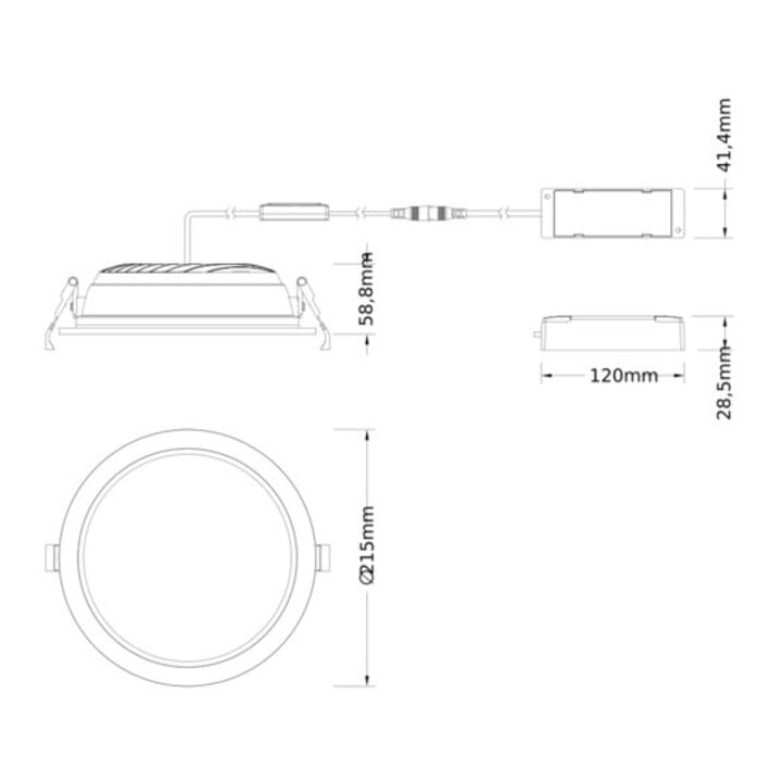 Ledvance LED-Downlight 940 DLCTD200P30WMSOP