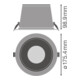 LEDVANCE LED-Downlight HCL Zigbee, 2700-6500K BIOHCLDLDN150ZB20WTW