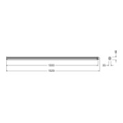 LEDVANCE LED-Feuchtraumleuchte 4000K DP SLI 1500-50-4000K-5