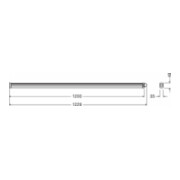 LEDVANCE LED-Feuchtraumleuchte 6500K DP SLI 1200-36-6500K-5