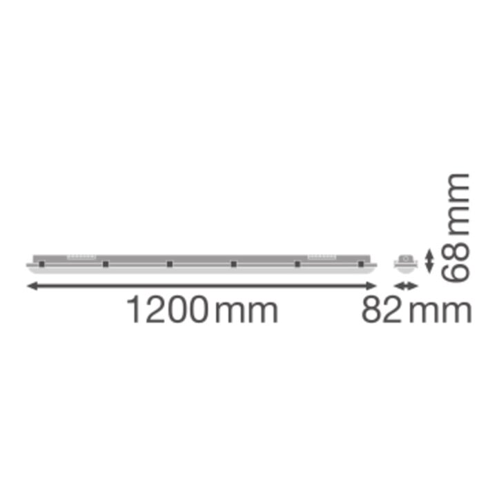 Ledvance LED-Feuchtraumleuchte DP1200P26ML840VWIP66 840 ML IP66