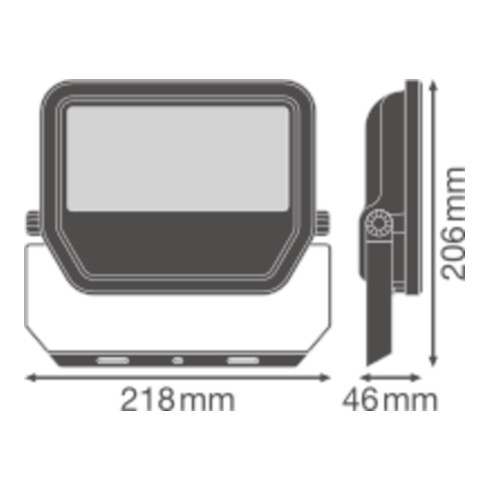 LEDVANCE LED-Fluter 3000K sw FLPFM50W3000KSYM100B