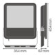 LEDVANCE LED-Fluter 4000K FLPFM200W4000KSYM100-5