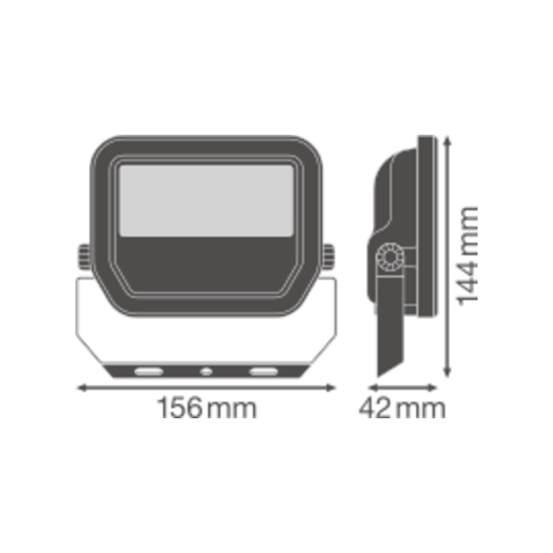 LEDVANCE LED-Fluter 4000K sw FLPFM20W4000KSYM100B