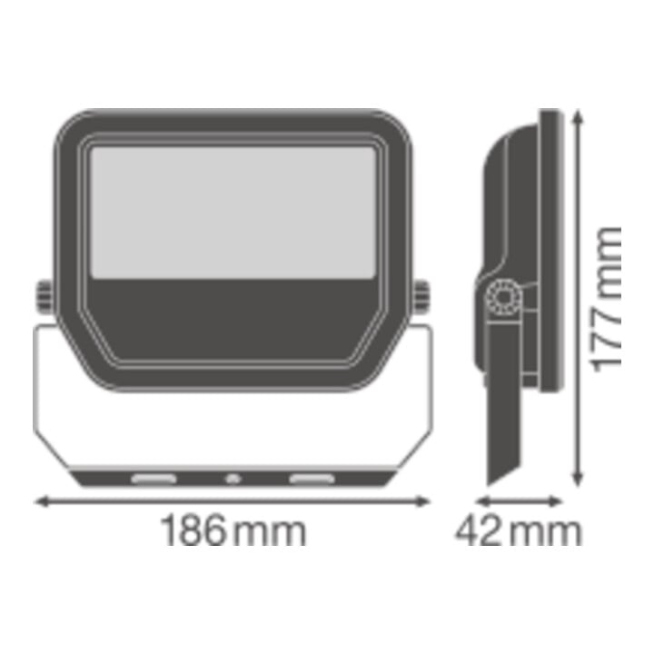 LEDVANCE LED-Fluter 4000K ws FLPFM30W4000KSYM100W