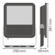 LEDVANCE LED-Fluter 6500K FLPFM125W6500KSYM100-5