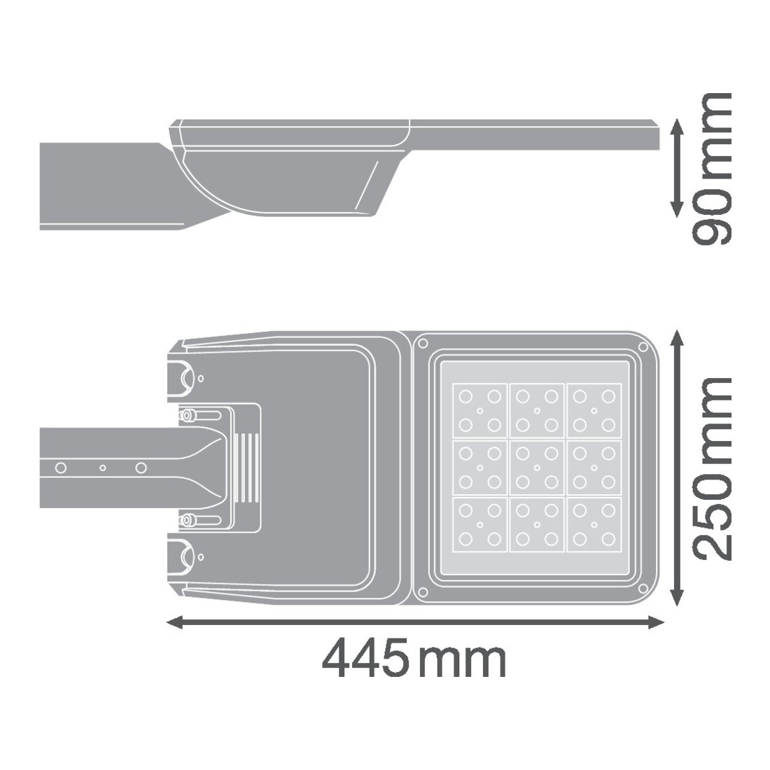 Ledvance LED Lampadaire 730, Z48-60 SLFL.SMP36W730RV25ST
