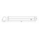 Ledvance LED-Lampe 60 cm 840 avec capteur LN MR