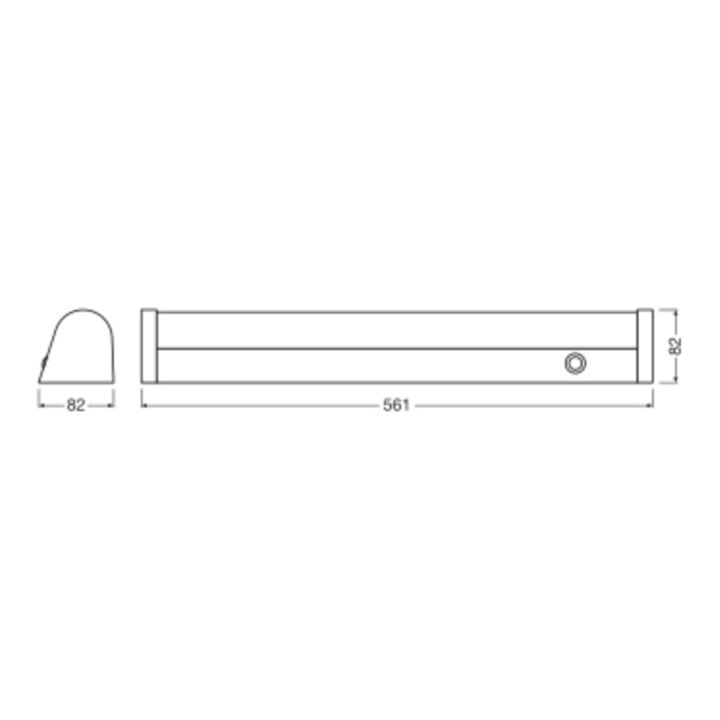 Ledvance LED-Leuchte 60cm 840 Sensor LN MR
