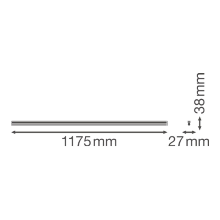 LEDVANCE LED-Lichtleiste 3000K LNCOMPBat120020W3K