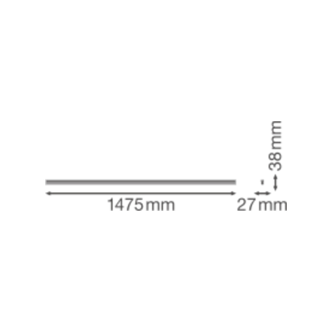 LEDVANCE LED-Lichtleiste 3000K LNCOMPBat150025W3K