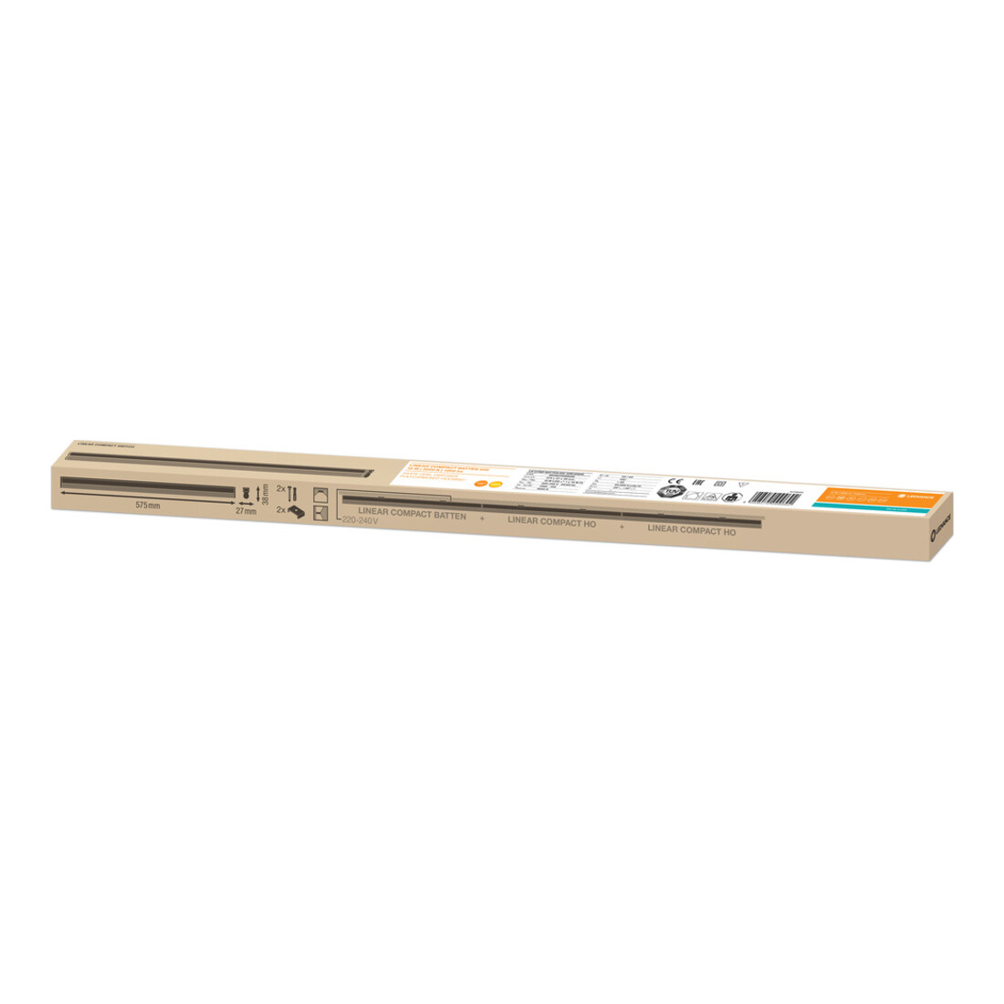 LEDVANCE LED-Lichtleiste 3000K LNCOMPBat60010W3000K