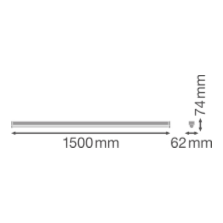 LEDVANCE LED-Lichtleiste 4000K LN UO 1500 46W/4000K