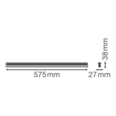 LEDVANCE LED-Lichtleiste 4000K LNCOMPBat60010W4000K