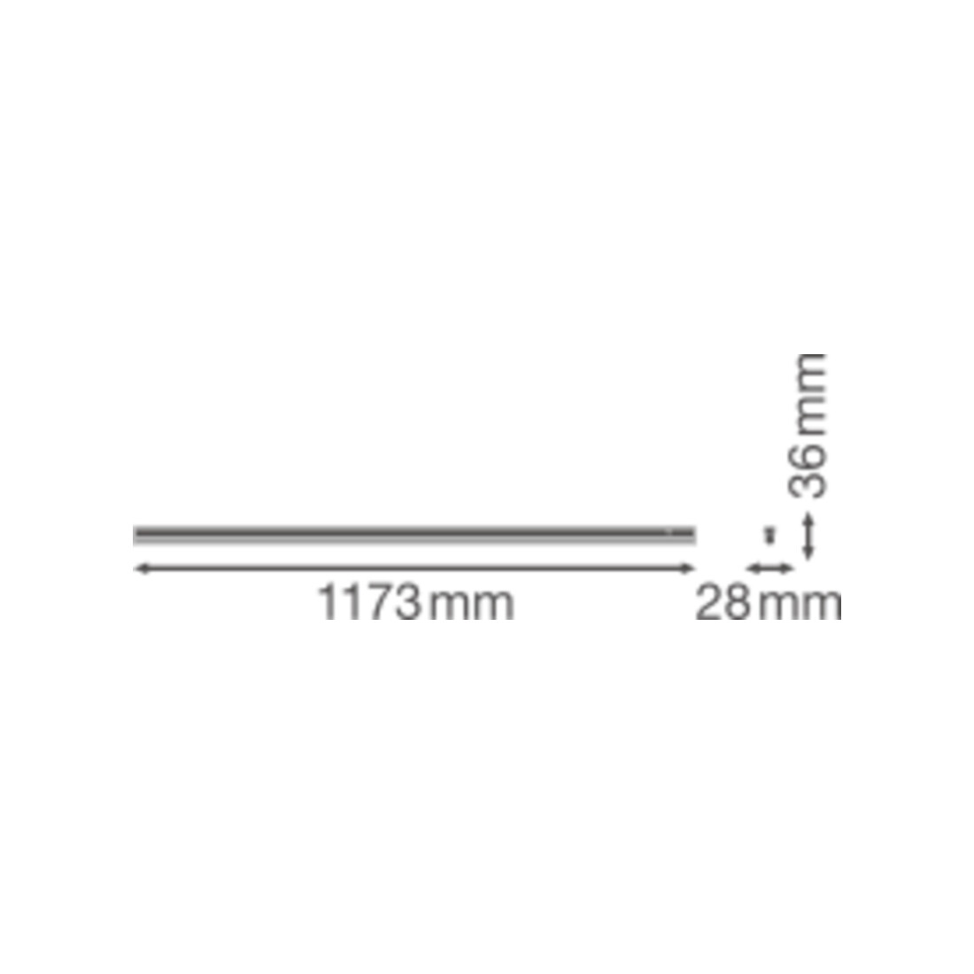 LEDVANCE LED-Lichtleiste m.Schalter 3000K LNCOMPSWITC120014W3K