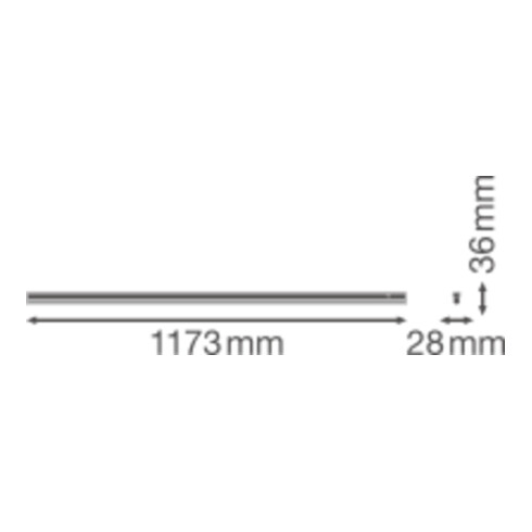 LEDVANCE LED-Lichtleiste m.Schalter 4000K LNCOMPSWITC120014W4K