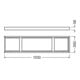 LEDVANCE LED-Panel Montagekit ws PANEL1200SURFACE MOU