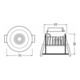 LEDVANCE LED-Spot IP44 3000K SPOTDKFIX7W3000KIP44-5