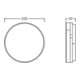 Ledvance LED-Wand- und Deckenleuchte 830/840 ML SFDISCSNM 220V 14W ML MC