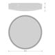 Ledvance LED-Wand- und Deckenleuchte 830 DALI schwarz