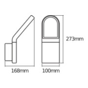 LEDVANCE LED-Wandleuchte m.Sensor END.ST.WallSen.12WDG-3