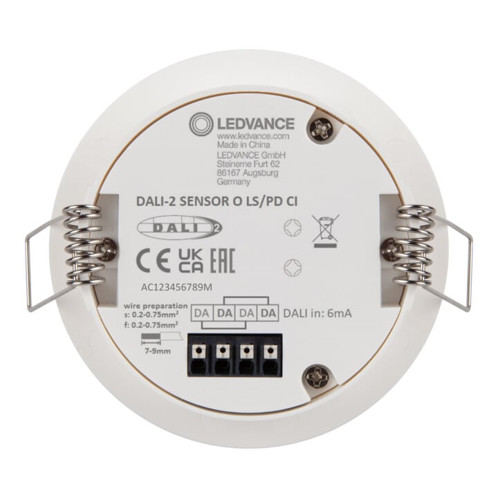 Ledvance Lichtsensor SENSORDALI2LSPD6IRCI Präsenzmelder 6m Bewegungserfassung