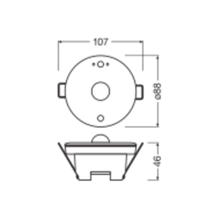 Ledvance Lichtsensor Zigbee SENSORDIRECTLS-PD-7 7m Erfassung
