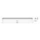 LEDVANCE Luminaire LED pour pièce humide 4000K DPCOM1500314KGRIP66
