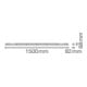 LEDVANCE Luminaire pour pièce humide 4000K IP65 GY DP150046W840IP65GY