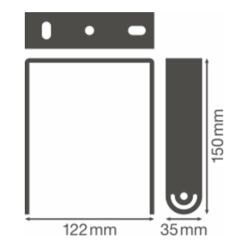 LEDVANCE Montagezubehör HB BRACKET 93W-155W